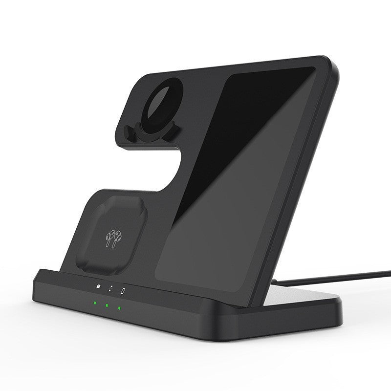 JMT-265546 3-in-1 Multifunctional Fast Wireless Charging Station - Black & White Options