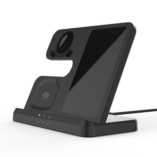 JMT-265546 3-in-1 Multifunctional Fast Wireless Charging Station - Black & White Options
