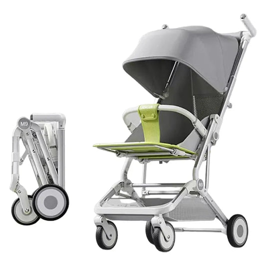 JMT-265546 Lightweight Folding Baby Stroller with Detachable Canopy and Breathable Backrest for Travel