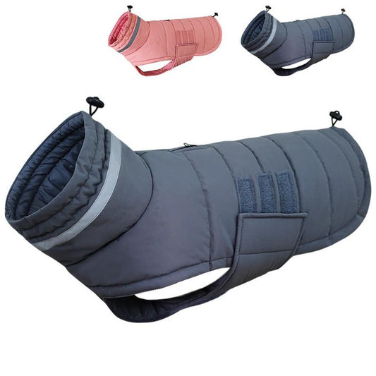JMT-265610 Cold-Proof and Rain-Proof Pet Coat for Large Dogs - Corgi Trench Style Clothing