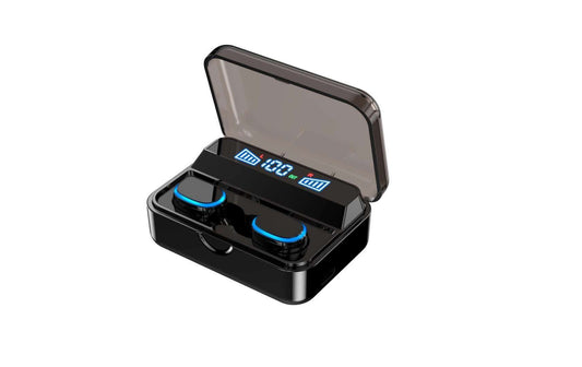 JMT-265674 Wireless Binaural Bluetooth Headset with Power Display and Long Battery Life