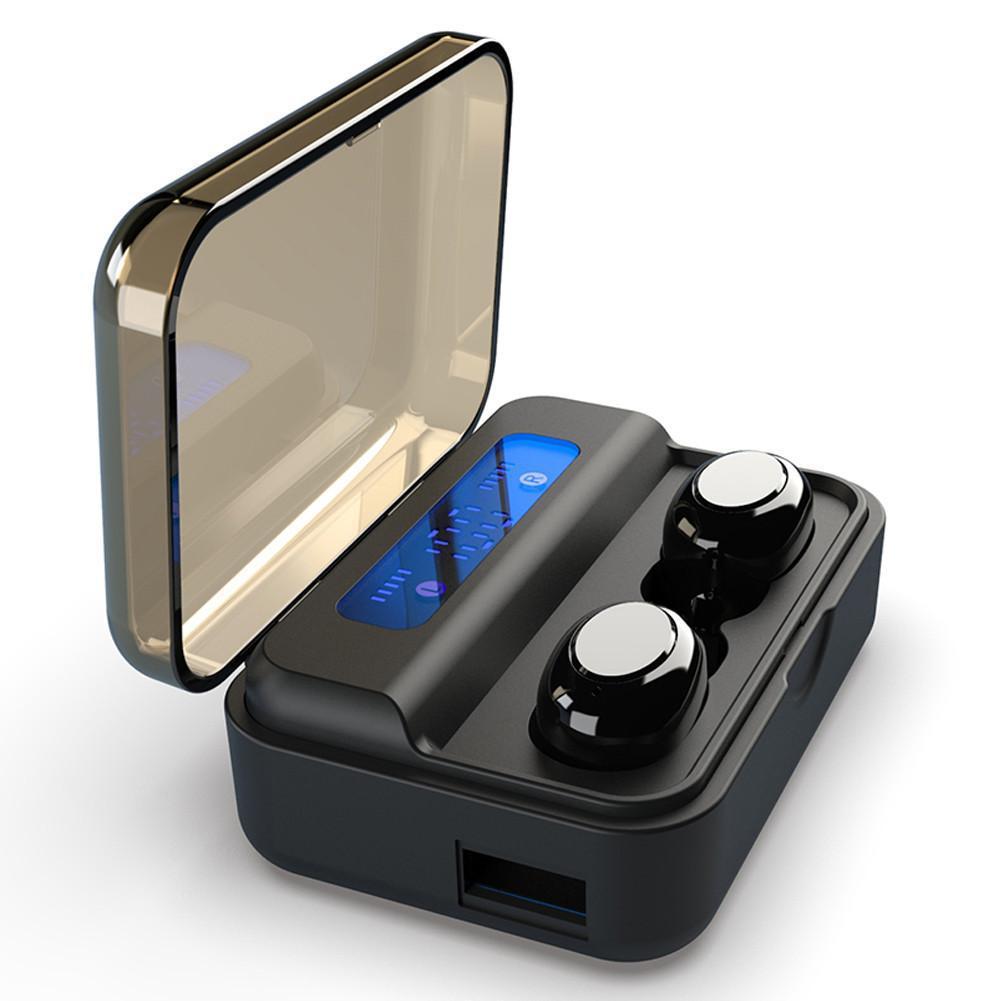 JMT-265674 Wireless Binaural Bluetooth Headset with Power Display and Long Battery Life