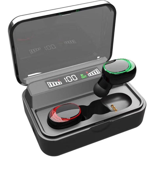 JMT-265674 Wireless Binaural Bluetooth Headset with Power Display and Long Battery Life