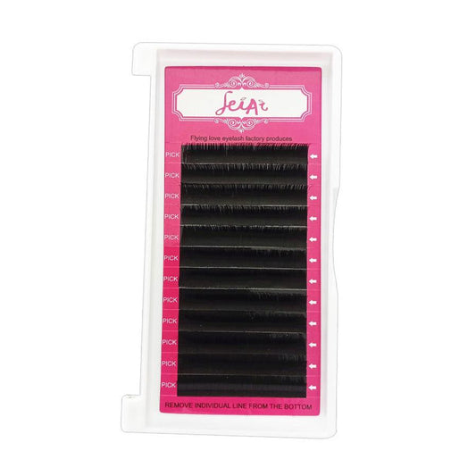 JMT-265802 Handmade Soft Silk Fiber False Eyelashes - Natural Length 8-12MM with Multiple Curl Options