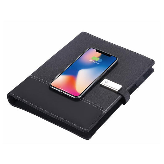 JMT-265866 Portable 8000 mAh Rechargeable Laptop Power Bank with Wireless Charging and Multiple USB Connectors