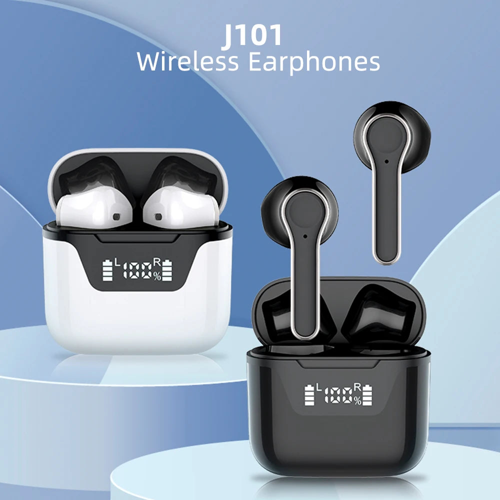 JMT-265866 Wireless Bluetooth Earbuds with LED Battery Display and High-Feedback Sound Quality