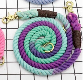 JMT-266186 Multi-Color Soft Cotton Dog Leash for Small, Medium, and Large Dogs - 150cm Length
