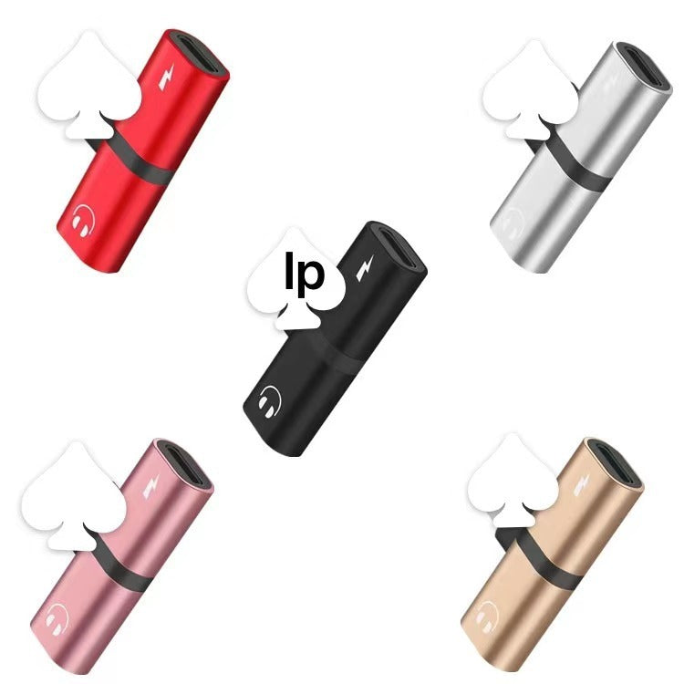 JMT-266634 Dual Function Audio Adapter for iPhone - Charges and Plays Music Simultaneously, Compatible with Models 7, 8, X, 11, 12