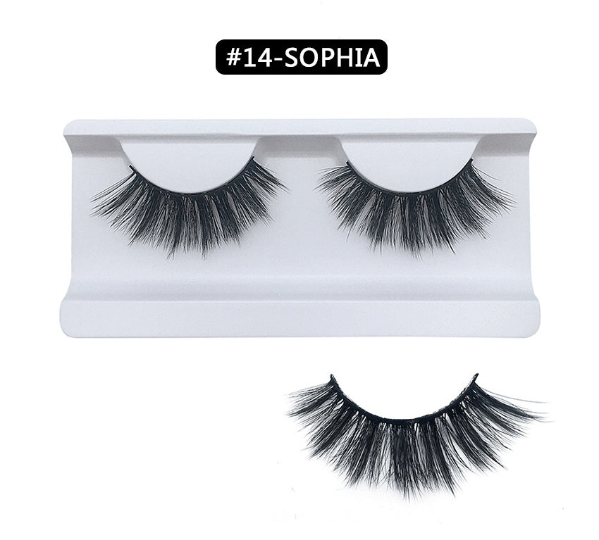 JMT-266954 3D Mink Hair False Eyelashes for Voluminous and Natural Look