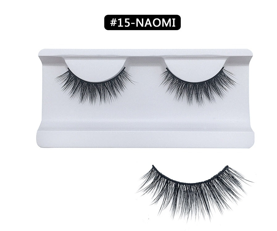 JMT-266954 3D Mink Hair False Eyelashes for Voluminous and Natural Look