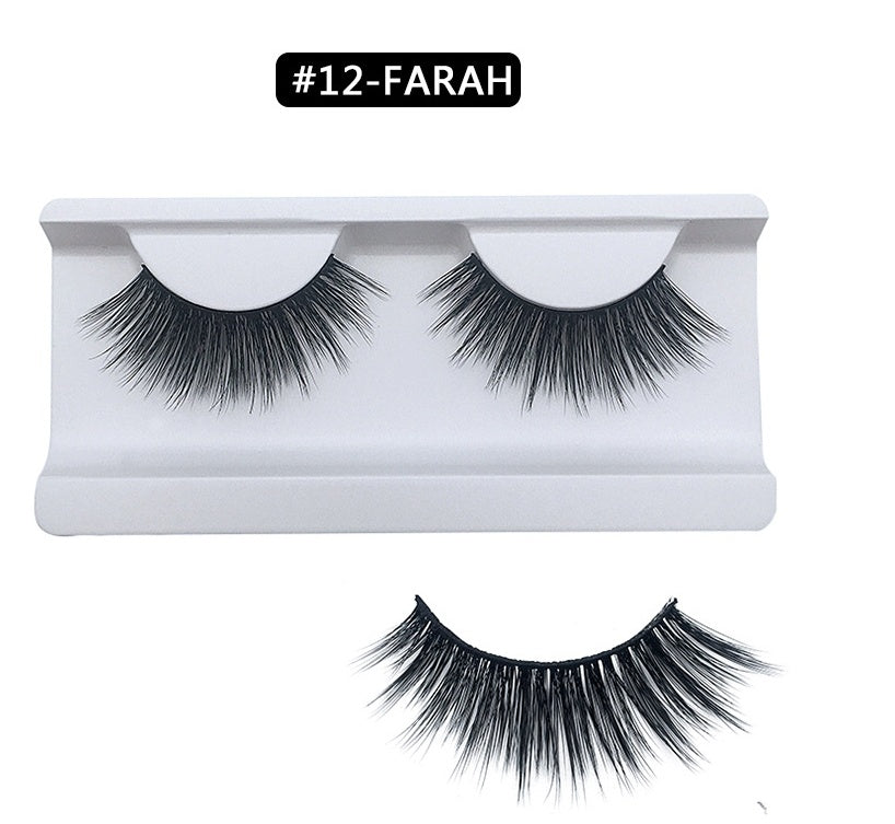 JMT-266954 3D Mink Hair False Eyelashes for Voluminous and Natural Look