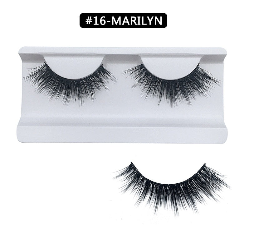 JMT-266954 3D Mink Hair False Eyelashes for Voluminous and Natural Look