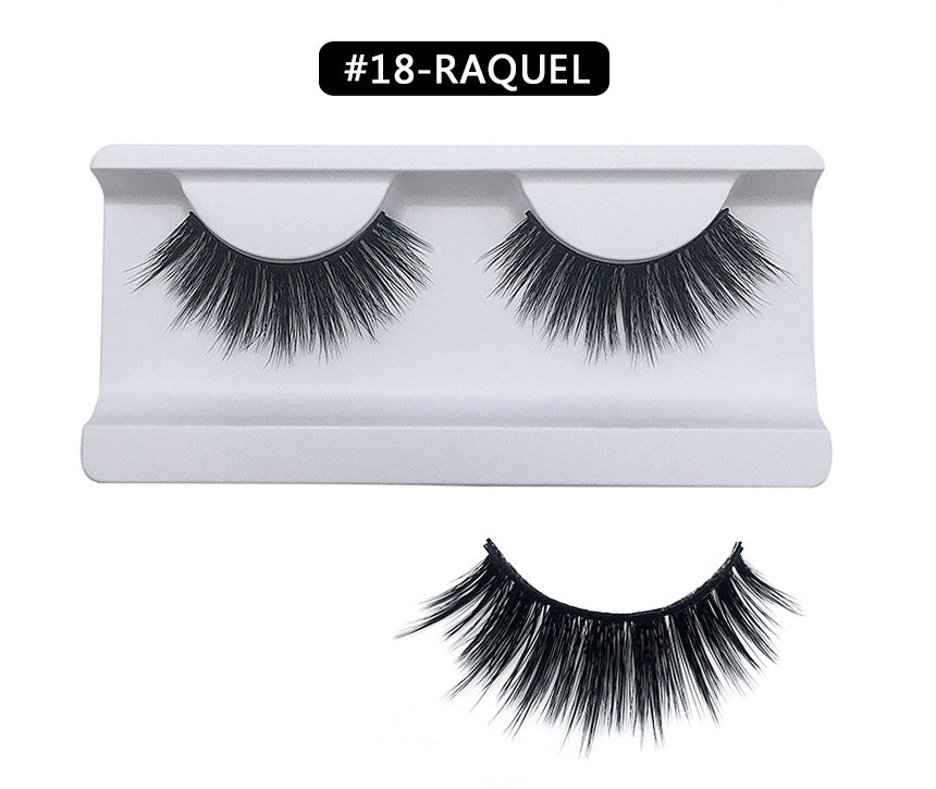 JMT-266954 3D Mink Hair False Eyelashes for Voluminous and Natural Look