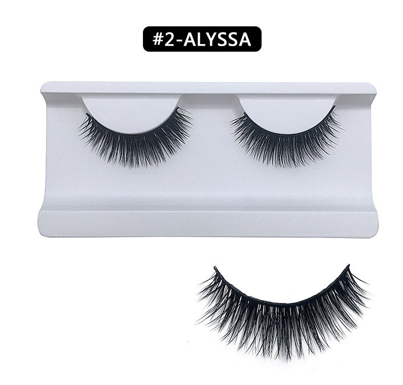 JMT-266954 3D Mink Hair False Eyelashes for Voluminous and Natural Look