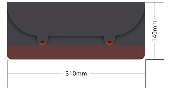 JMT-267018 Felt PU Keyboard Storage Case - Compatible with 40%, 60%, 65%, 80%, and 100% Keyboards