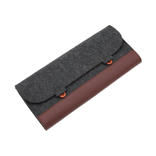 JMT-267018 Felt PU Keyboard Storage Case - Compatible with 40%, 60%, 65%, 80%, and 100% Keyboards