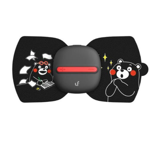 JMT-267082 Leather Bear Massage Sticker with 5 Modes & 10 Intensities, USB Rechargeable for Full-Body Relaxation