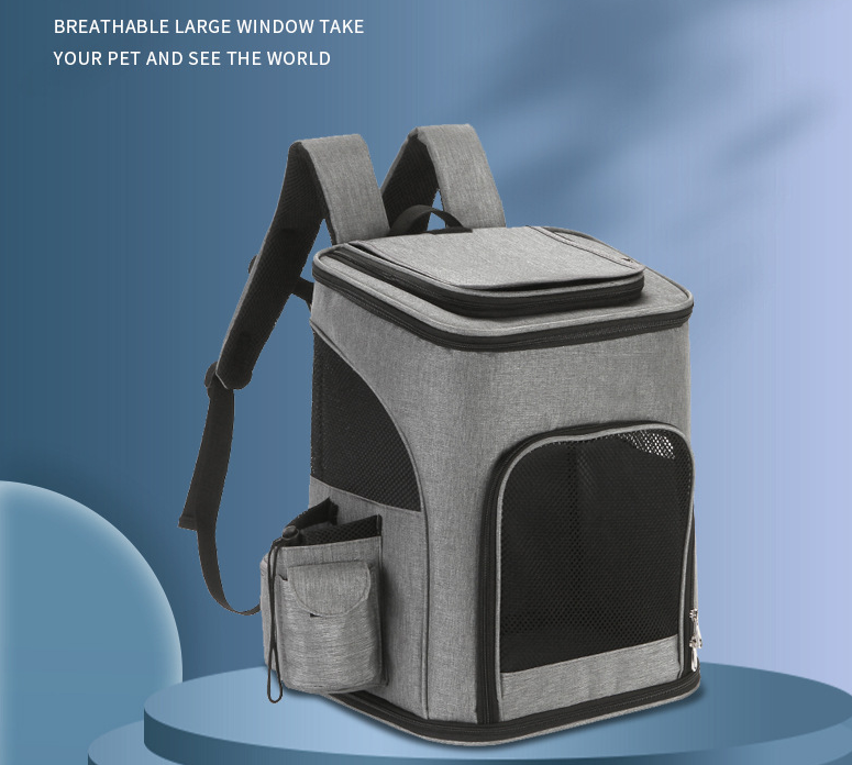 JMT-267082 Portable Pet Shoulder Bag with Breathable Design and Large Capacity for Cats and Dogs