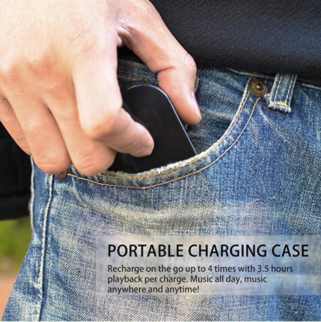 JMT-267338 Wireless Bluetooth Headset with Call Function - Black