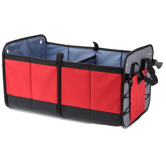 JMT-267466 Heavy Duty Collapsible Auto Trunk Organizer with Side Pockets for Efficient Storage
