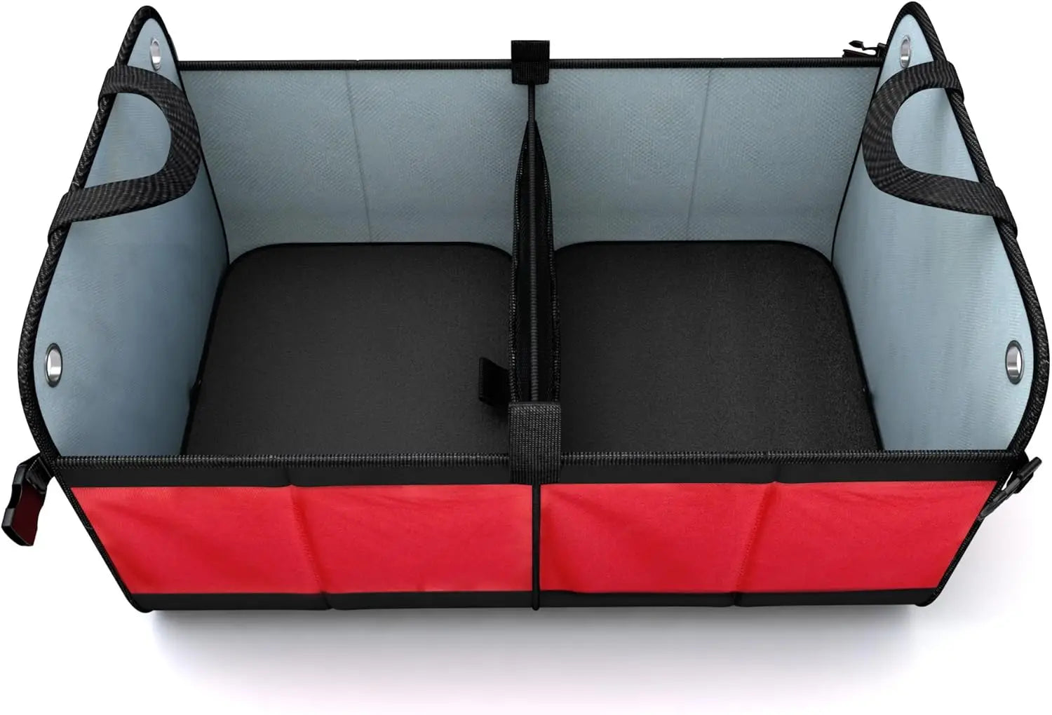 JMT-267466 Heavy Duty Collapsible Auto Trunk Organizer with Side Pockets for Efficient Storage