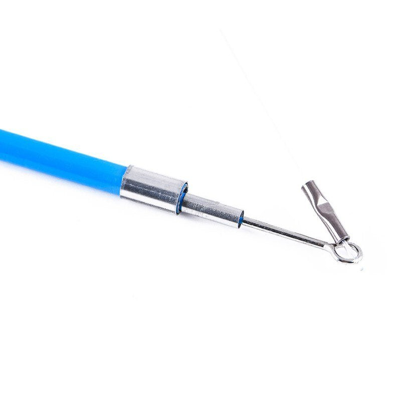 JMT-267978 Three-Stage Telescoping Cat Teaser Wand with Durable Fiberglass Rod and EVA Handle