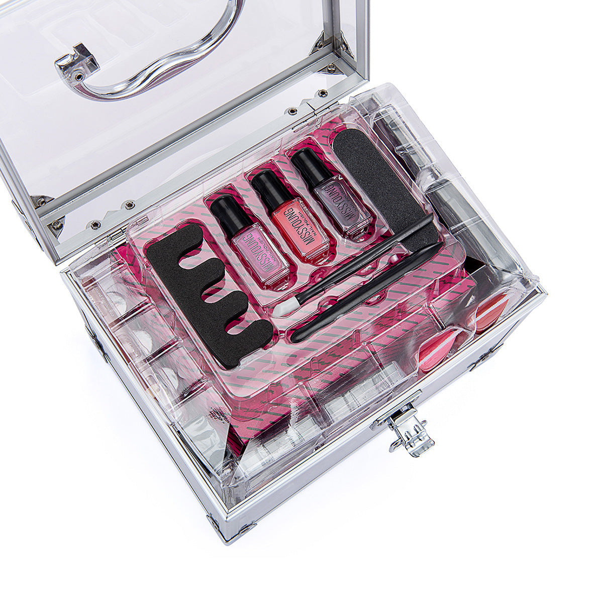 JMT-268426 Multi-Color Makeup Set with Lipstick, Eye Shadow, Nail Polish, and More