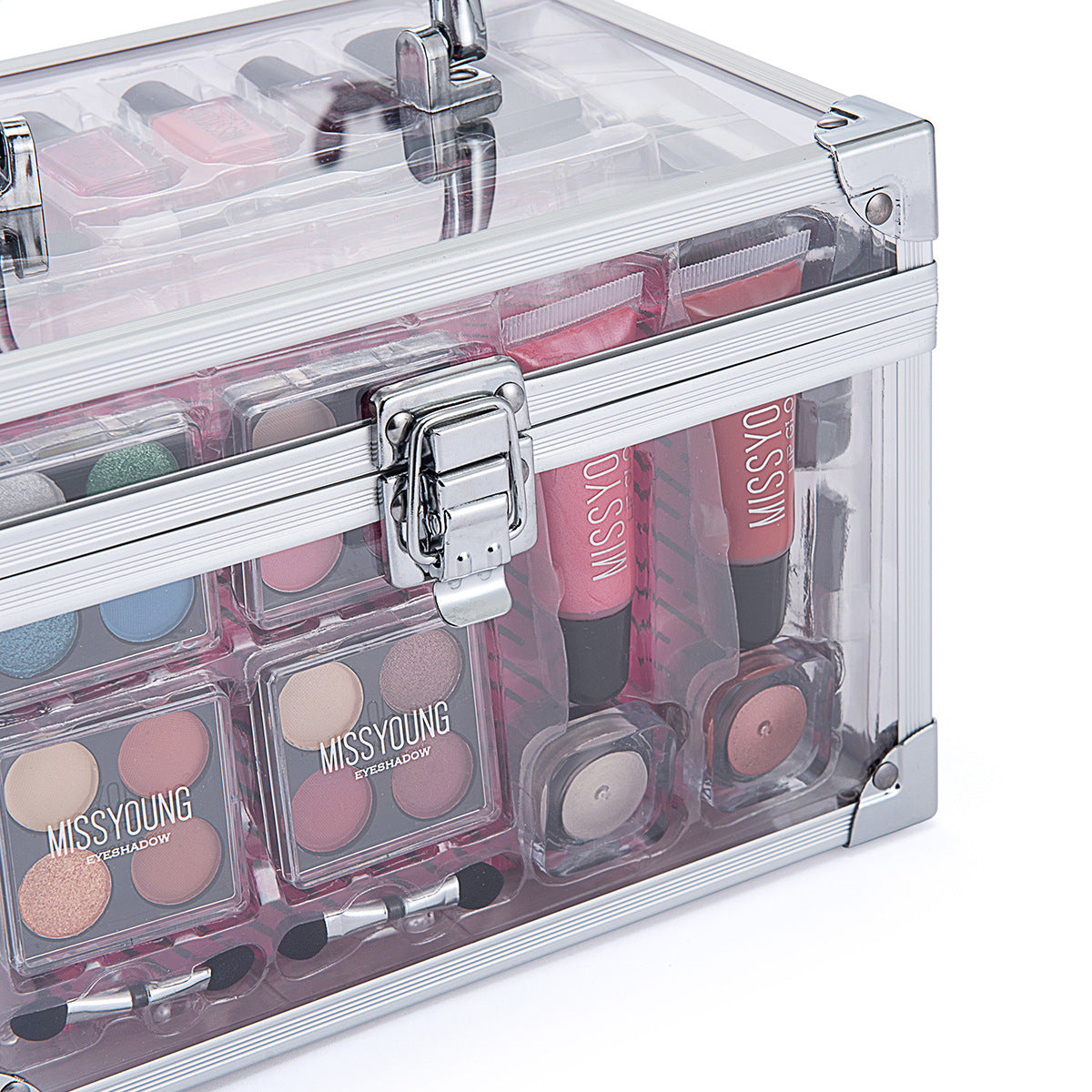 JMT-268426 Multi-Color Makeup Set with Lipstick, Eye Shadow, Nail Polish, and More