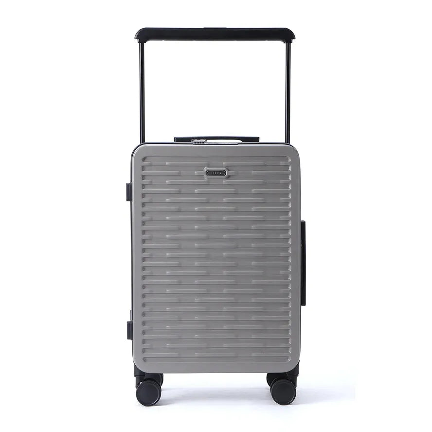 JMT-268554 Designer 100% PC Carry-On Hard Shell Travel Suitcase with Wide Trolley Handle