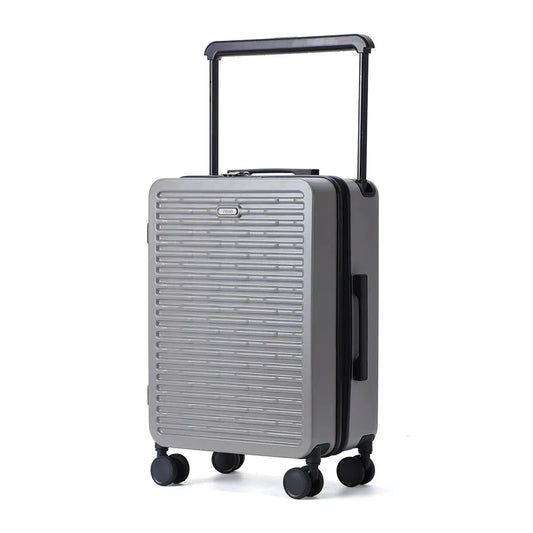 JMT-268554 Designer 100% PC Carry-On Hard Shell Travel Suitcase with Wide Trolley Handle