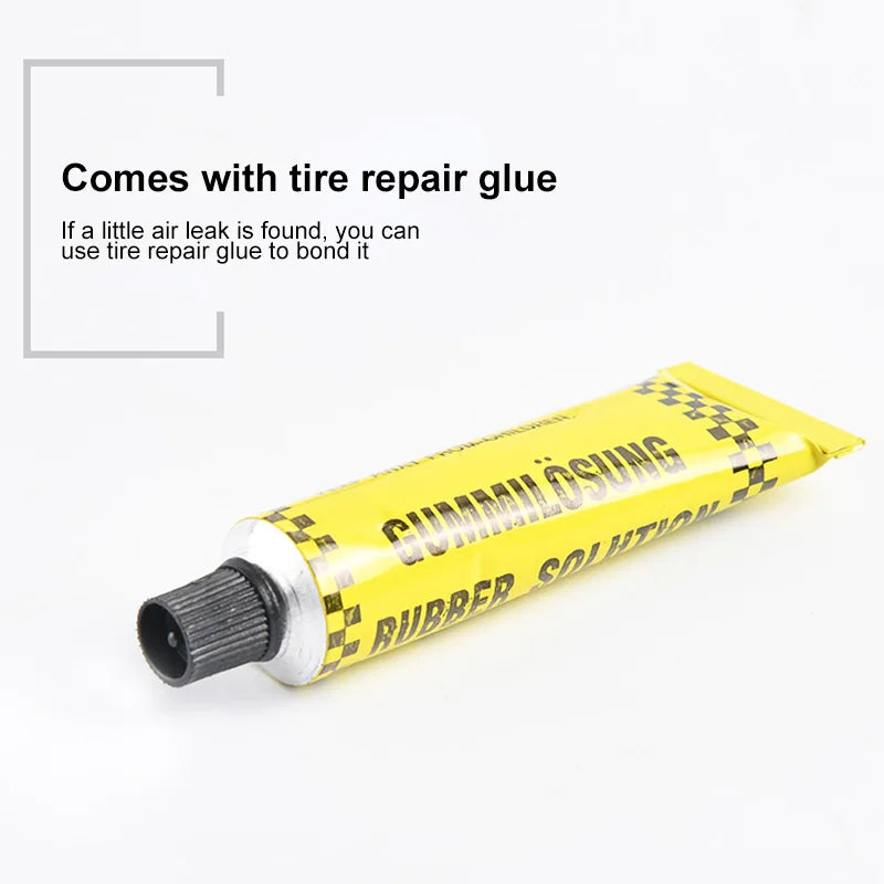 JMT-268618 Universal Tubeless Bicycle Tire Repair Kit for Quick Puncture Fixes