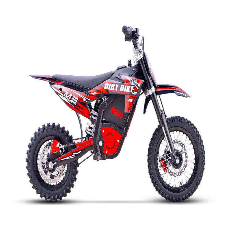 JMT-268746 Children's Mini Red Electric Dirt Bike for Off-Road Riding , Top Speed 27.9 mph