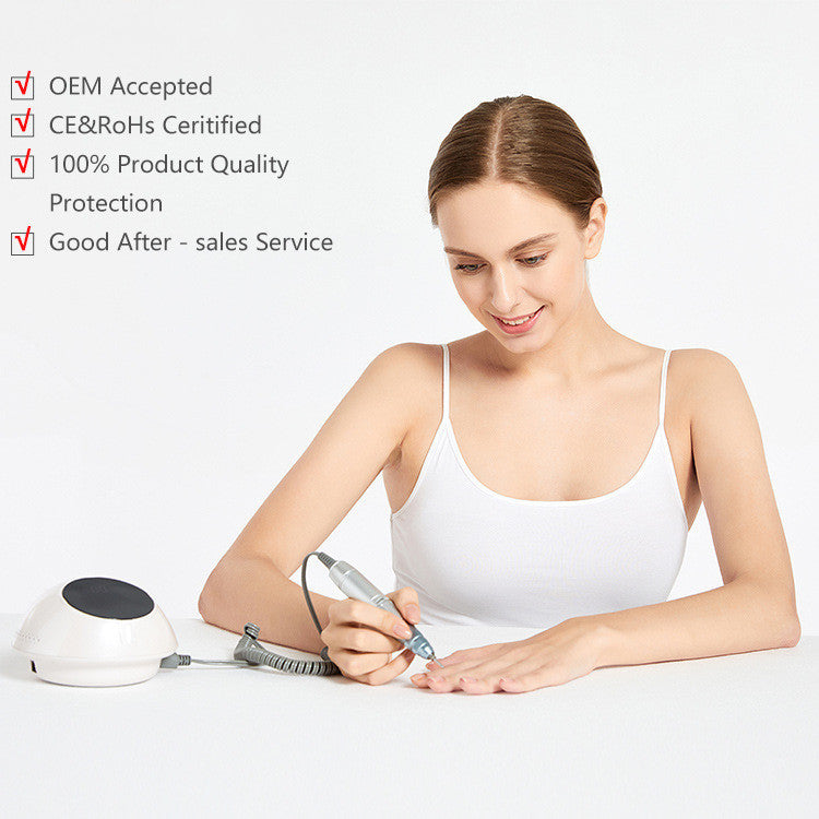 JMT-269450 Electric Nail Grinding Machine - Multifunctional Nail File with 30000 RPM Speed, ABS & Aluminum Alloy Construction, for Professional and At-Home Use