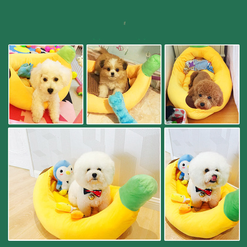 JMT-269450 Washable Four-Season Removable Kennel Mat for Pets in Yellow