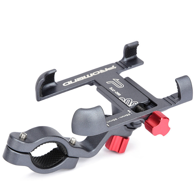 JMT-270154 Aluminum Alloy Motorcycle Phone Holder with 360-Degree Rotation and Sturdy Design