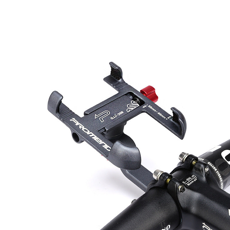 JMT-270154 Aluminum Alloy Motorcycle Phone Holder with 360-Degree Rotation and Sturdy Design
