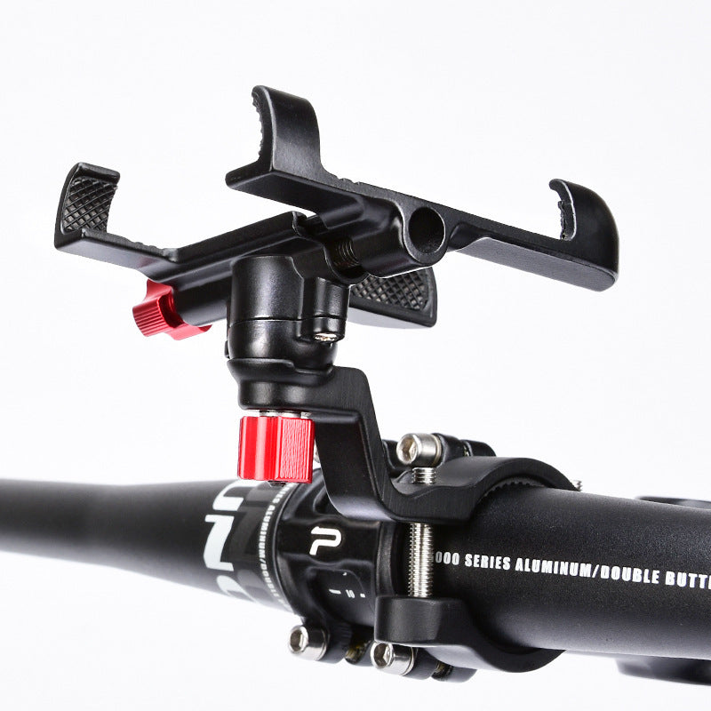 JMT-270154 Aluminum Alloy Motorcycle Phone Holder with 360-Degree Rotation and Sturdy Design