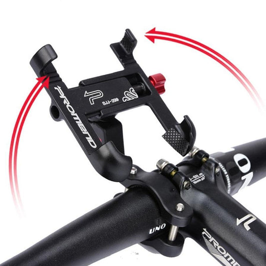 JMT-270154 Aluminum Alloy Motorcycle Phone Holder with 360-Degree Rotation and Sturdy Design