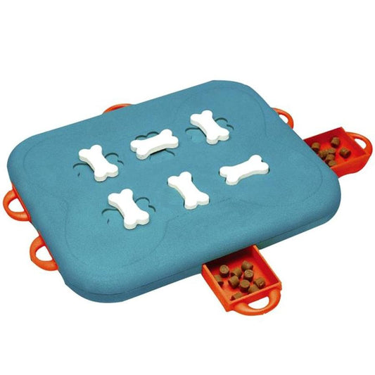 JMT-270282 Interactive Puzzle Toy for Dogs - Educational Slow Feeder with 6 Snack Compartments, Difficult Level Training Game