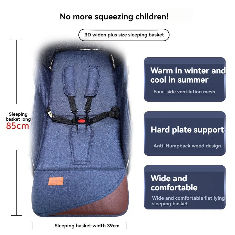 JMT-270282 Lightweight Foldable Compact Stroller for Travel with Luxury Features