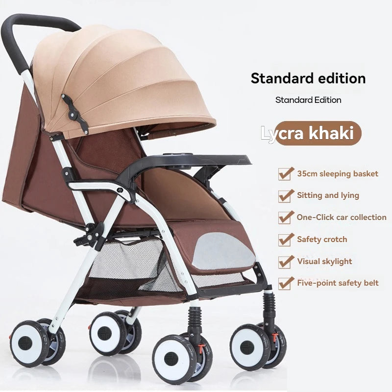 JMT-270282 Lightweight Foldable Compact Stroller for Travel with Luxury Features