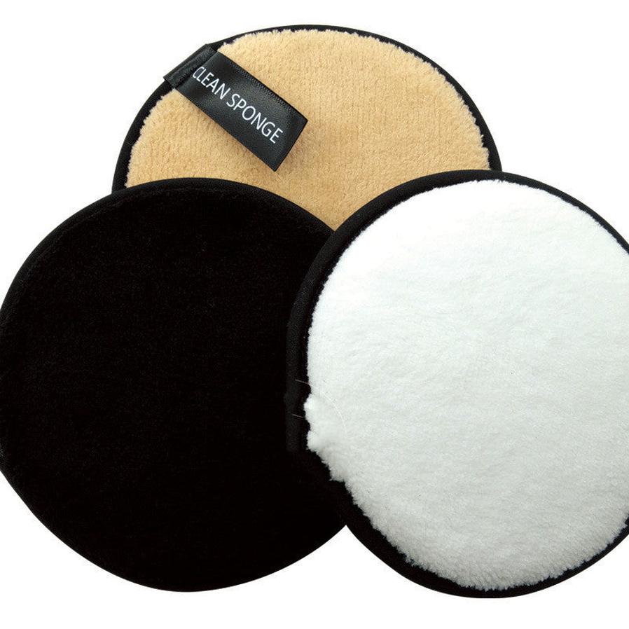 JMT-270282 Magic Water Makeup Remover Puff - Short Hair Round Sponge for Effective Cleansing