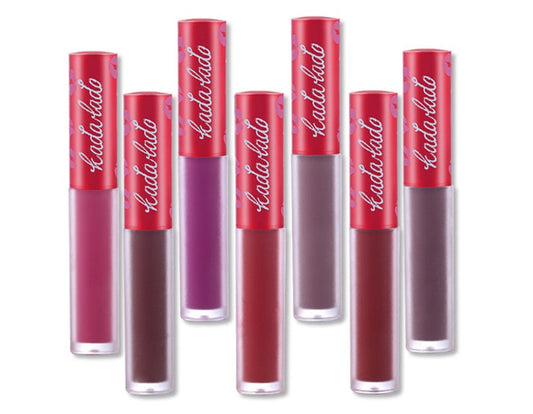 JMT-270410 Liquid Matte Lipstick - Waterproof, Long-Lasting Color, Moisturizing Formula, Portable Frosted Bottle, 6g