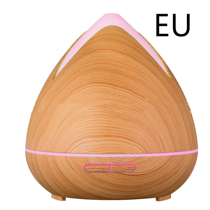 JMT-270538 Wood Grain Ultrasonic Air Humidifier with Colorful Night Light and Timer Function