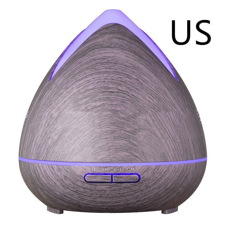 JMT-270538 Wood Grain Ultrasonic Air Humidifier with Colorful Night Light and Timer Function