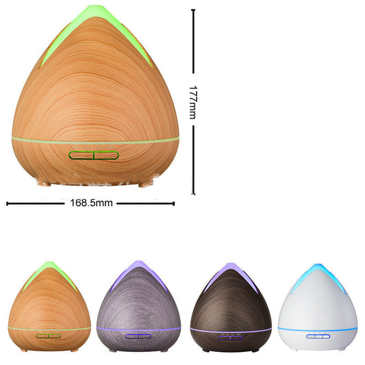JMT-270538 Wood Grain Ultrasonic Air Humidifier with Colorful Night Light and Timer Function