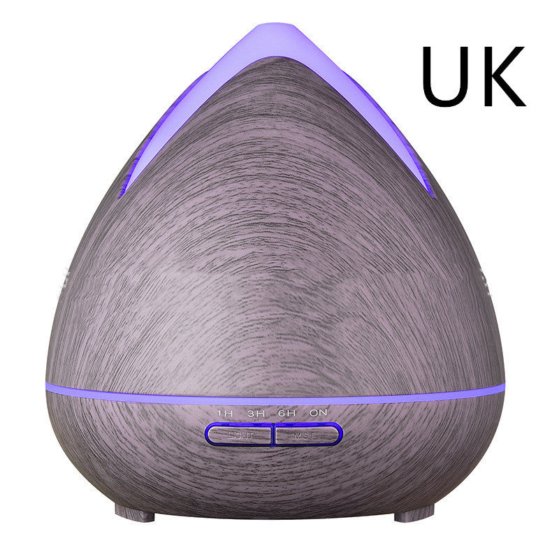 JMT-270538 Wood Grain Ultrasonic Air Humidifier with Colorful Night Light and Timer Function
