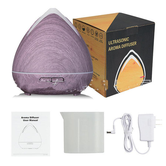 JMT-270538 Wood Grain Ultrasonic Air Humidifier with Colorful Night Light and Timer Function