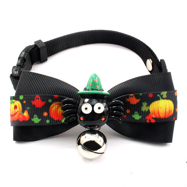 JMT-270794 Cat Neck Strap Bow Tie - Halloween and Christmas Styles in Nylon, Multiple Sizes Available