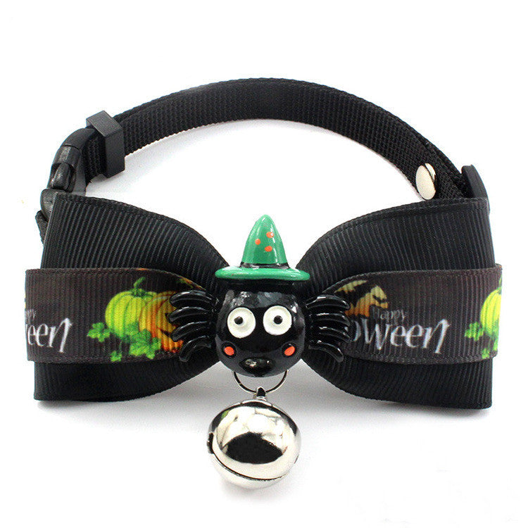 JMT-270794 Cat Neck Strap Bow Tie - Halloween and Christmas Styles in Nylon, Multiple Sizes Available